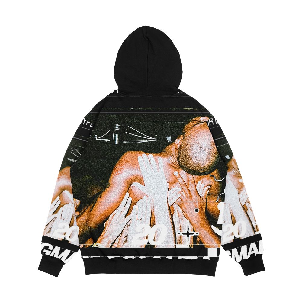 Fourjep New Jpg Europe Jp Tour 2022 Men's All-Over-Print Hoodie - Image 2