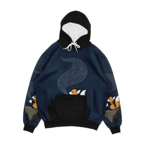 Fox Tea Men's All-Over-Print Hoodie
