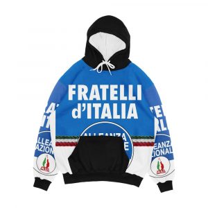 Fratelli D Italia Brothers Of Italy Men's All-Over-Print Hoodie