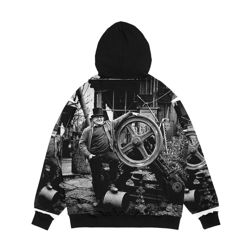 Fred Dibnah Steeplejack Men's All-Over-Print Hoodie - Image 2