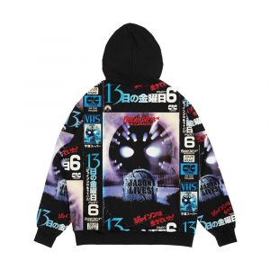 Alternative view of Friday The 13Th Part Vi Jason Lives Japanese Vhs Men's All-Over-Print Hoodie