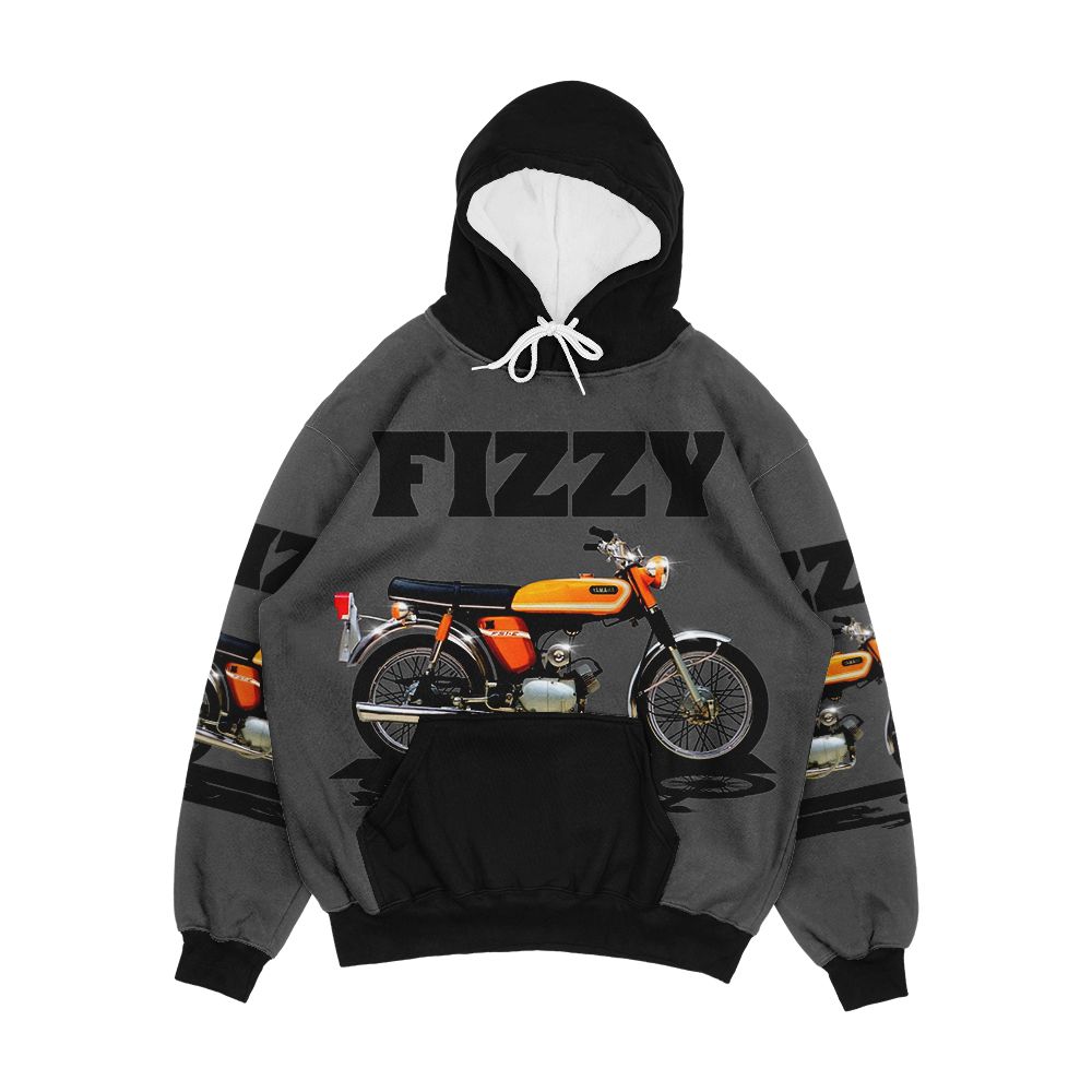 Fs1E Fizzy Motorcycle By Motormaniac Men's All-Over-Print Hoodie