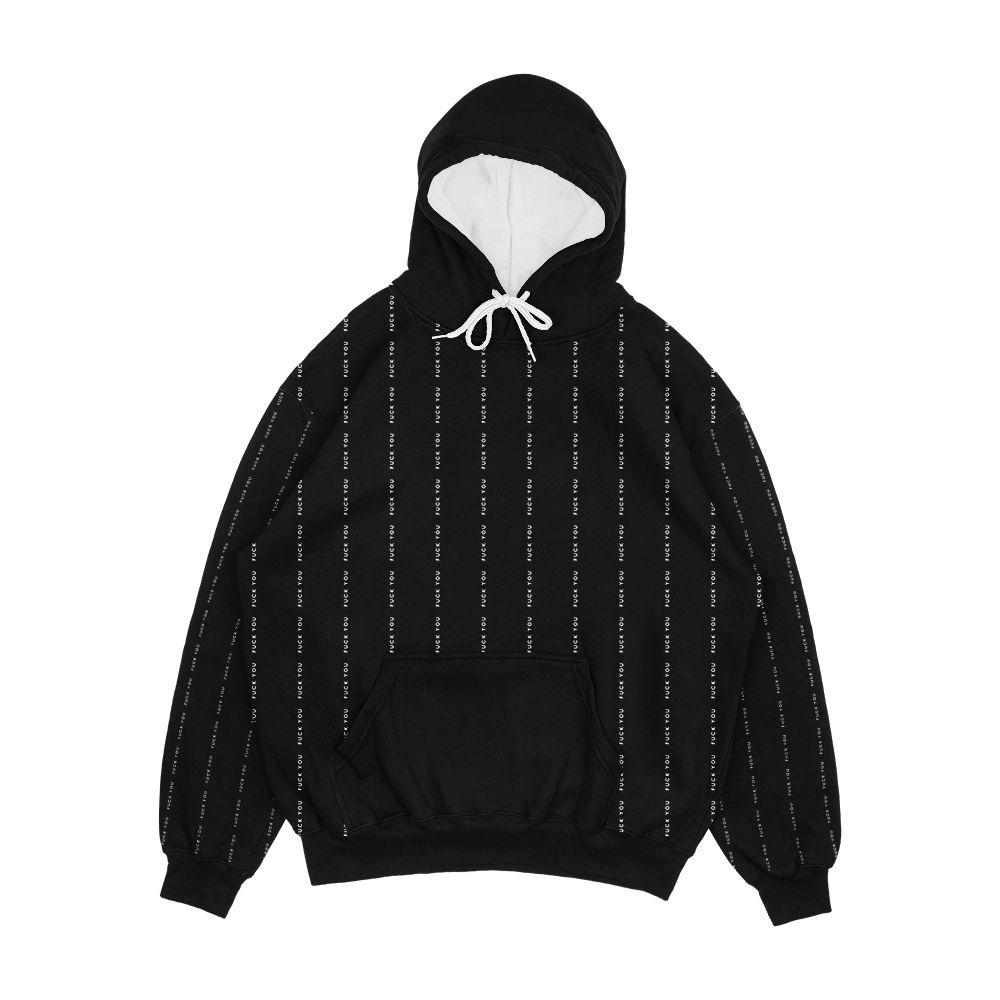 Fuck You Pinstripe Look Closely Men's All-Over-Print Hoodie