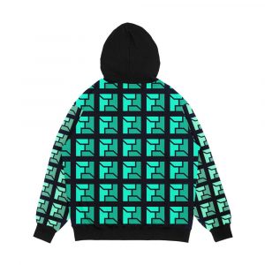 Alternative view of Full Logo Prints From An Undisclosed Location Men's All-Over-Print Hoodie