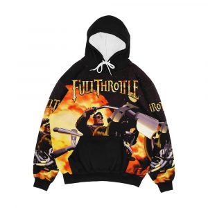 Full Throttle High Contrast Men's All-Over-Print Hoodie