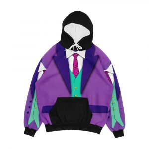 Funky Colors Suit Tie And Vest Men's All-Over-Print Hoodie