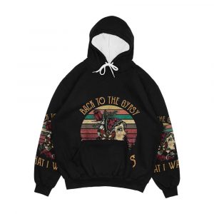 Funny Back To The Gypsy That I Was Hippie Classic Men's All-Over-Print Hoodie