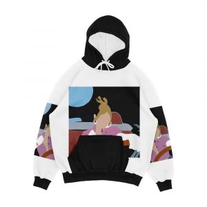Future Nostalgia Dua Lipa Silhouette Men's All-Over-Print Hoodie