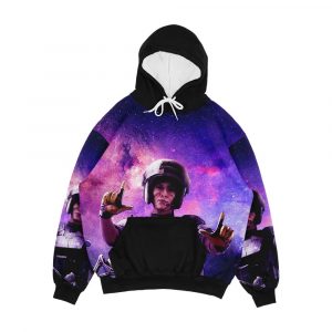 Galaxy Mira Men's All-Over-Print Hoodie