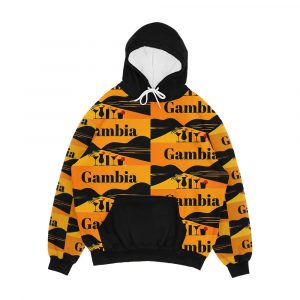 Gambia Men's All-Over-Print Hoodie