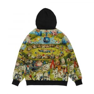 Alternative view of Garden Of Earthly Delights Ecclesia s Paradise Men's All-Over-Print Hoodie