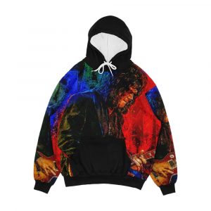 Gary Moore Tribute Portrait Art Men's All-Over-Print Hoodie