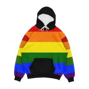 Gay Pride Flag Rainbow Men's All-Over-Print Hoodie
