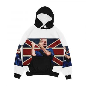 Gazza Flute Impression Painted Men's All-Over-Print Hoodie