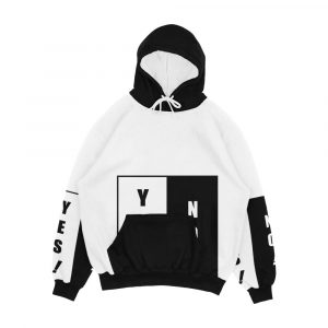 Gentoku s Yes No Shirt Men's All-Over-Print Hoodie