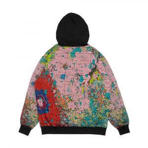 Alternative view of Geology Of The Moon Men's All-Over-Print Hoodie