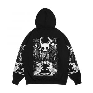 Alternative view of Ghost Knight Graphic Art Hollow Knight Funny Game Men's All-Over-Print Hoodie