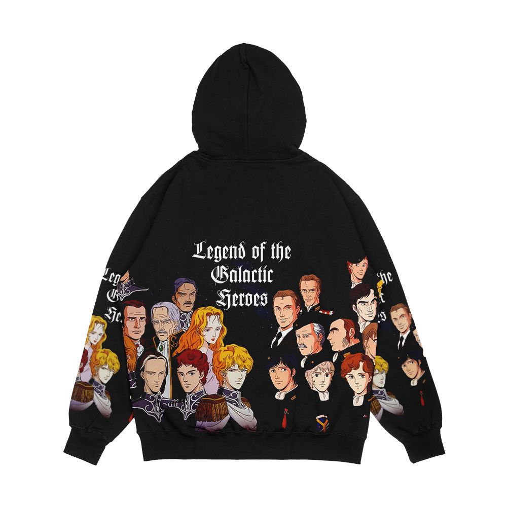 Ginga Eiyuu Densetsu Men's All-Over-Print Hoodie - Image 2
