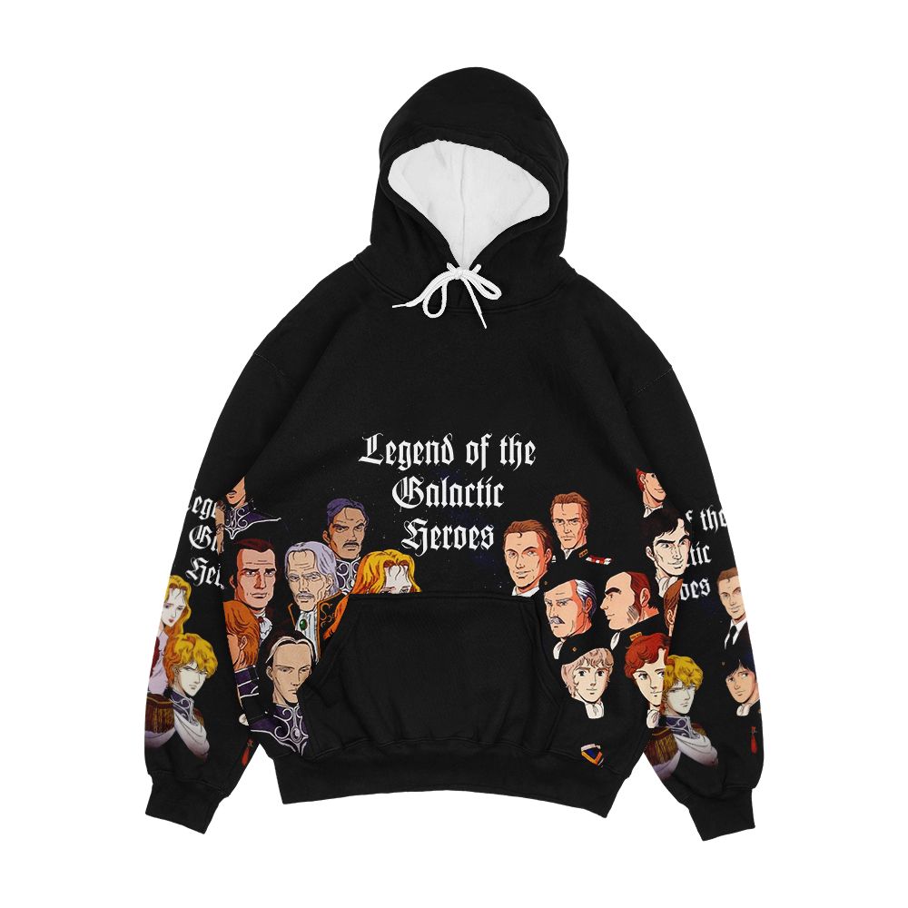 Ginga Eiyuu Densetsu Men's All-Over-Print Hoodie