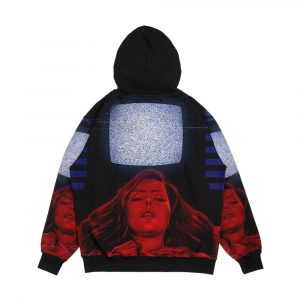 Alternative view of Girl And Tv Men's All-Over-Print Hoodie