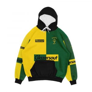 Glazersout Yellow Green Manchester Kit 1 Men's All-Over-Print Hoodie