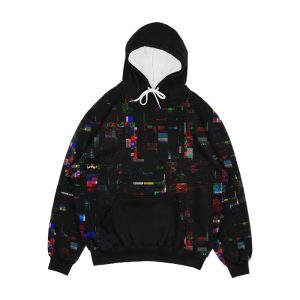 Glitch Men's All-Over-Print Hoodie