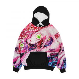 Glittersnake Acrylic Painting Men's All-Over-Print Hoodie