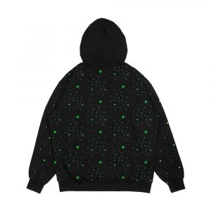 Alternative view of Glow In The Dark Star Aesthetic Men's All-Over-Print Hoodie