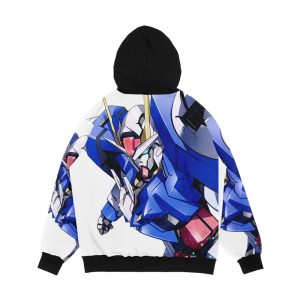 Alternative view of Gn 0000 00 Gundam Men's All-Over-Print Hoodie