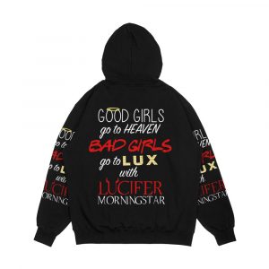 Alternative view of Go To Lux With Lucifer Men's All-Over-Print Hoodie