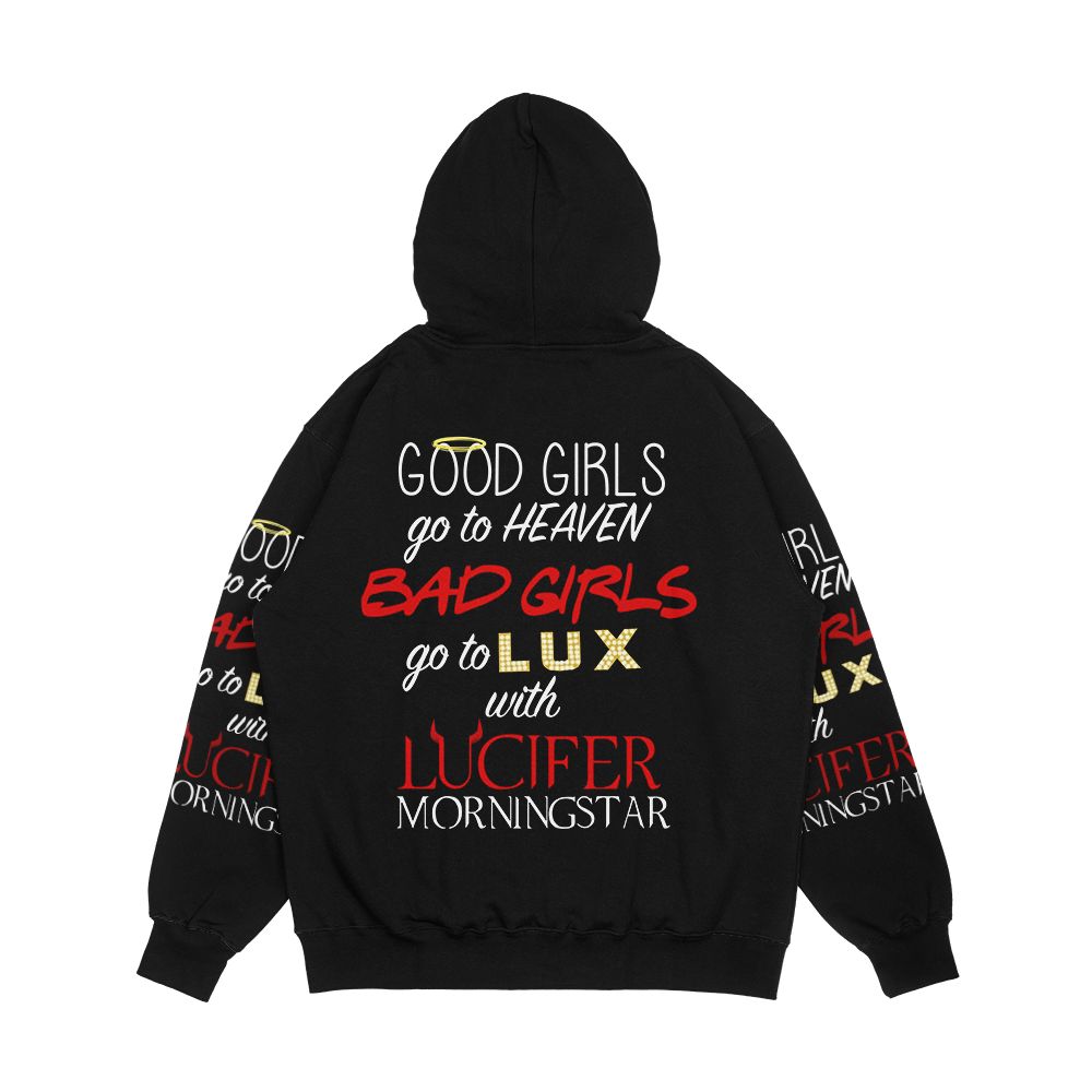 Go To Lux With Lucifer Men's All-Over-Print Hoodie - Image 2