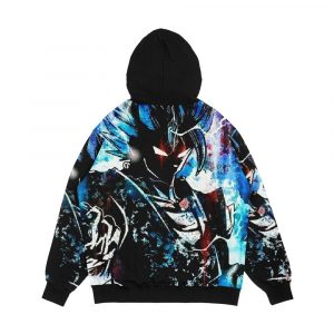 Alternative view of Gogeta Ssj God Blue Men's All-Over-Print Hoodie