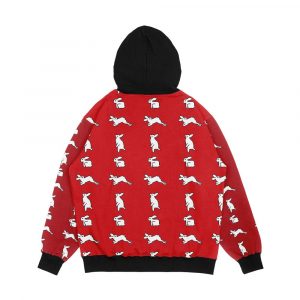 Alternative view of Goh Peik Lin Rabbits Men's All-Over-Print Hoodie