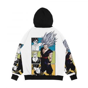 Alternative view of Gohan Beast Dragon Ball Super Super Hero Manga Cover Chapter 404 Inspired Men's All-Over-Print Hoodie