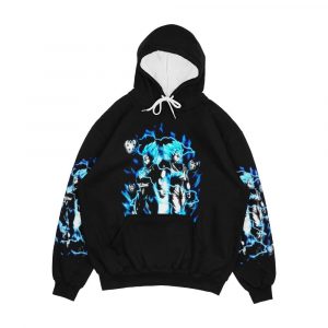 Goku And Vegeta Super Saiyan God Blue Men's All-Over-Print Hoodie