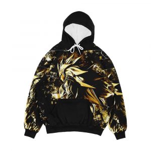 Goku Super Saiyan 3 Gold Men's All-Over-Print Hoodie