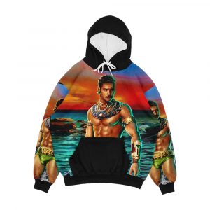 Gold Warrior Men's All-Over-Print Hoodie