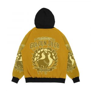 Alternative view of Golden Deer Men's All-Over-Print Hoodie