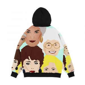 Alternative view of Golden Girls Club Men's All-Over-Print Hoodie