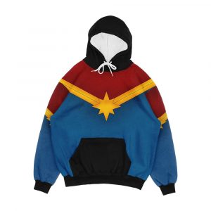 Golden Star With Red And Blue Men's All-Over-Print Hoodie