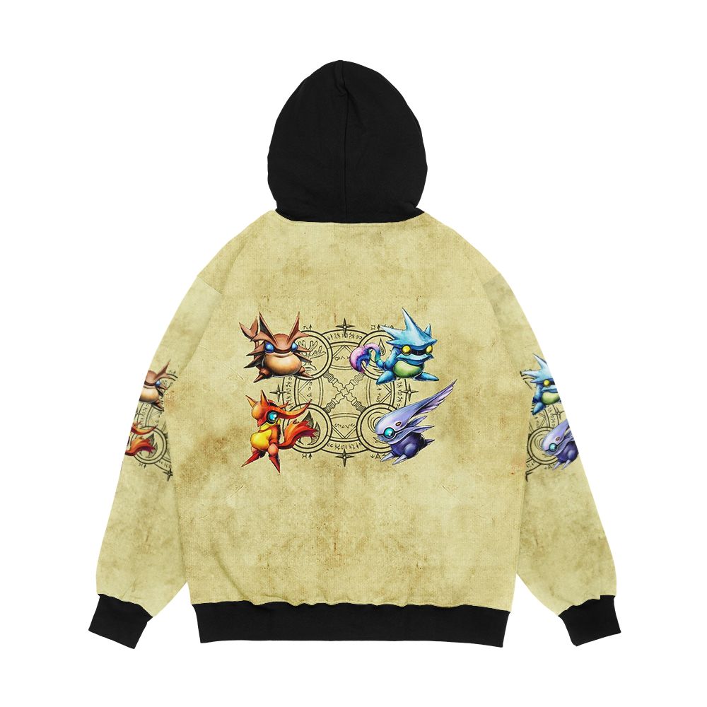 Golden Sun Djinn Men's All-Over-Print Hoodie - Image 2