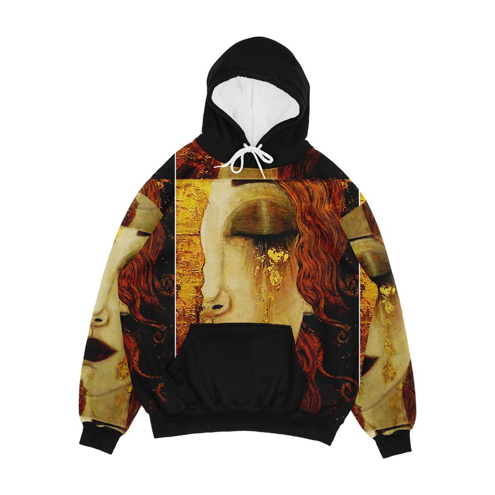 Golden Tears Jugendstil Art Men's All-Over-Print Hoodie