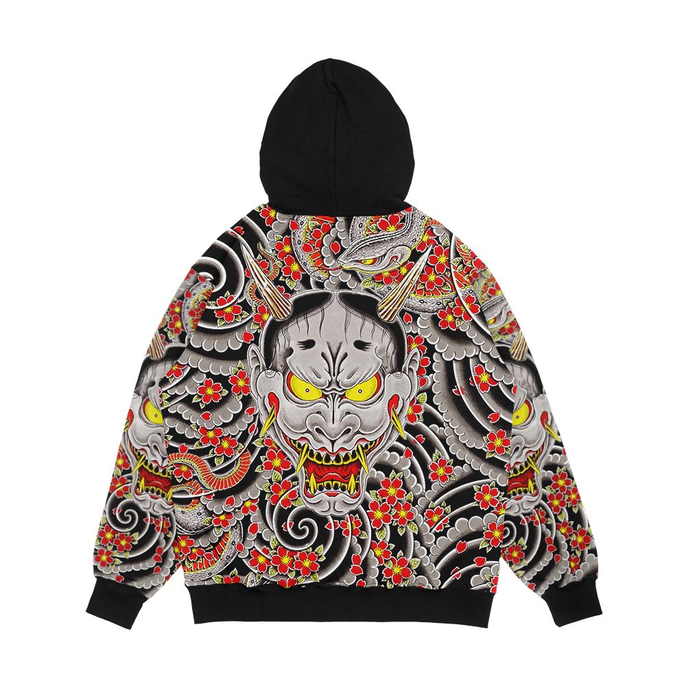 Goro Majima s Hannya Yakuza 0 Men's All-Over-Print Hoodie - Image 2