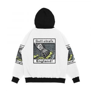 Alternative view of Gott Strafe England God Punish England __ Men's All-Over-Print Hoodie