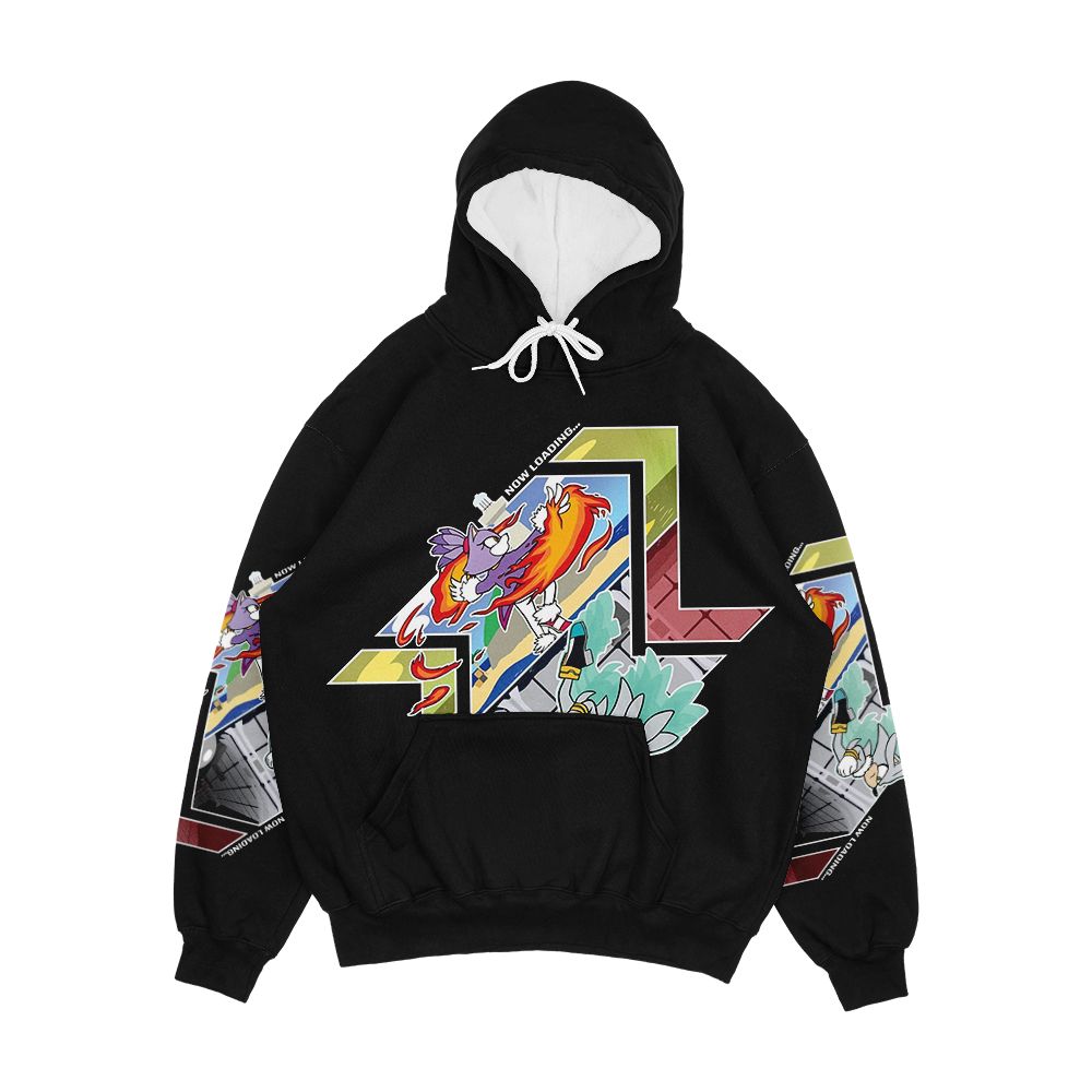 Gotta Glitch Fast Men's All-Over-Print Hoodie