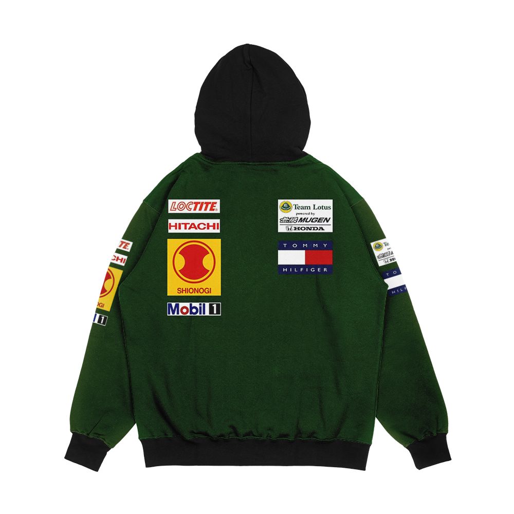 Gp2 Tribute Lotus Men's All-Over-Print Hoodie - Image 2