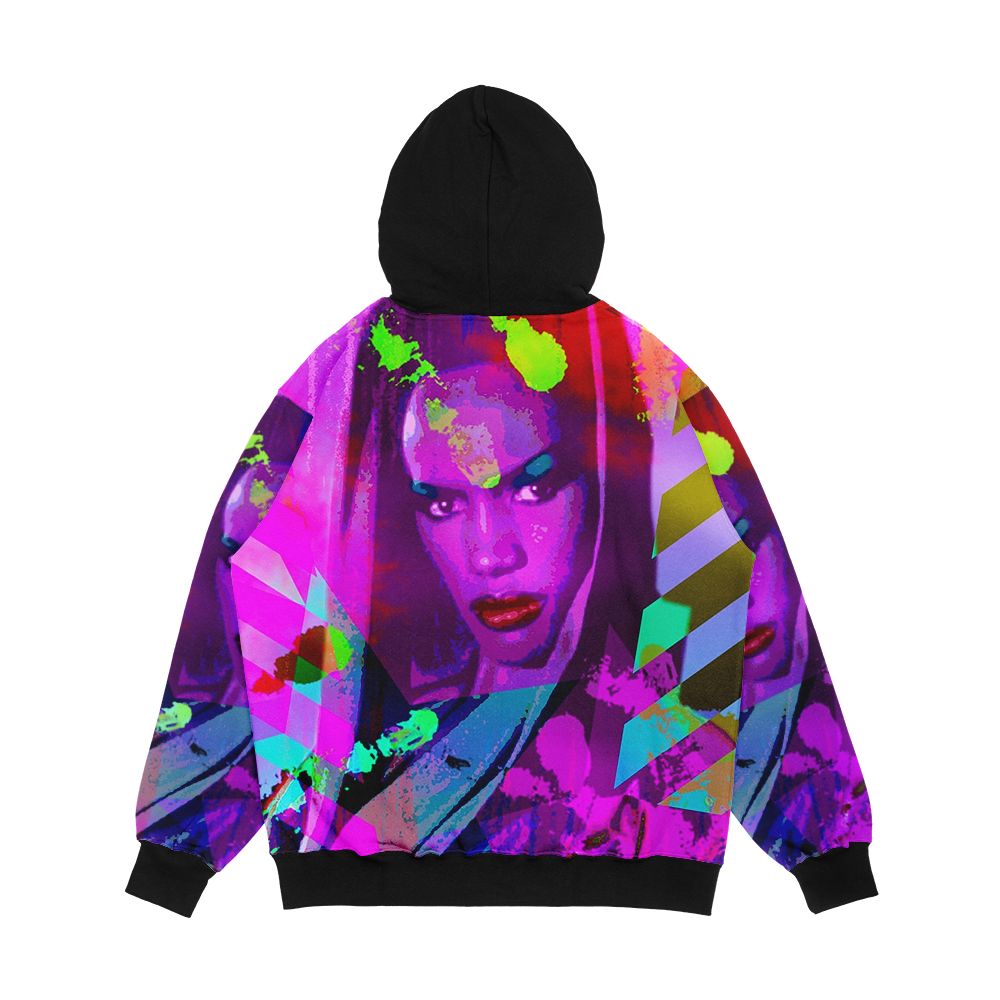 Grace In Your Face Men's All-Over-Print Hoodie - Image 2
