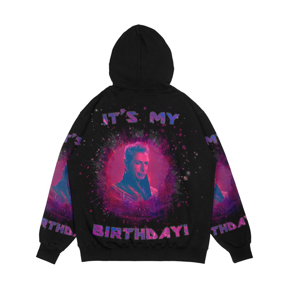 Grandmaster It's My Birthday Men's All-Over-Print Hoodie - Image 2