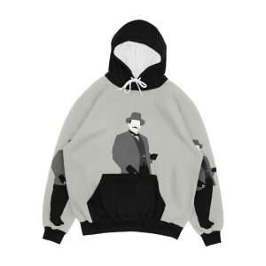 Great Detectives Hercule Poirot Men's All-Over-Print Hoodie