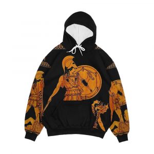 Greece Ancient God And Goddess Frieze Print Men's All-Over-Print Hoodie